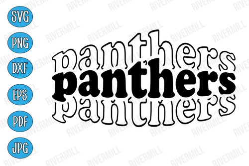 Panthers SVG PNG EPS DXF PDF JPG