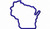 Applique State of Wisconsin Machine Embroidery Design