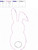 Raggy Bunny With A Tail Applique Machine Embroidery Design