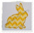 Raggy Rabbit Silhouette Applique Machine Embroidery Design