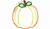 Pumpkin Applique Machine Embroidery Design (Style #2)