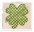 Four Leaf Clover Raggy Applique Machine Embroidery Design