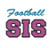 Football Sis Applique Machine Embroidery Design