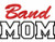 Band Mom Applique Machine Embroidery Design