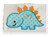 Applique Stegosaurus Dinosaur Machine Embroidery Design