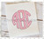 Vintage Style Round 3 Letter Monogram Machine Embroidery Font