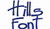 Hills Machine Embroidery Font Alphabet