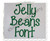 Jelly Beans Machine Embroidery Font Alphabet