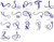 Samantha Script Alternate Letters (Set 2) Machine Embroidery Font Alphabet