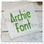 Archie Machine Embroidery Font Alphabet