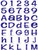 Small Mini Sammy Machine Embroidery Font Alphabet - 1/2" & 3/4"