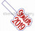 Senior 2019 In The Hoop Snap Tab Key Fob Machine Embroidery Design