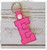 Letter E In The Hoop Snap Tab Key Fob Machine Embroidery Design