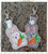 Bunny With A Carrot In The Hoop Snap Tab Key Fob Machine Embroidery Design