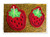 Strawberry Feltie Machine Embroidery Design