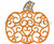 Swirl Pumpkin Machine Embroidery Design