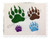 Small Bear Paw Print Machine Embroidery Design