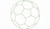 Redwork Style Soccer Ball Machine Embroidery Design