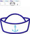 Sailor Hat Applique Machine Embroidery Design