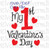 SVG DXF My First Valentine's Day Cut File