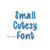 Small Mini Cutesy Machine Embroidery Font Alphabet - 1/2" & 3/4"