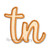Applique Tennessee "tn" Machine Embroidery Design