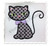 Applique Black Cat Machine Embroidery Design