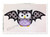Bat Owl Applique Machine Embroidery Design