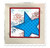 Applique Star in a Square Frame Machine Embroidery Design