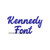 Kennedy Machine Embroidery Alphabet Font