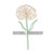 Spring Flower Machine Embroidery Design Hand Drawn Marigold