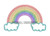 Quick Stitch Rainbow Machine Embroidery Design