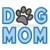 Applique Dog Mom Machine Embroidery Design