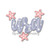 Raggy Applique USA Machine Embroidery Design