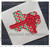 Texas With A Bow Raggy Applique Machine Embroidery Design