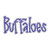 Buffaloes with a Bean Stitch Outline Machine Embroidery Design