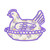 Hen on Nest Applique Machine Embroidery Design
