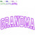 Arched Applique Grandma Machine Embroidery Design