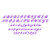 Small Shell Script Machine Embroidery Font