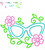 Sunglasses with Flowers Machine Embroidery Design