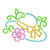 Sun Hat with Flowers Machine Embroidery Design