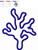 Applique Coral Machine Embroidery Design