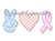 Raggy Applique Peace Love Awareness Ribbon Machine Embroidery Design