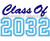 Class of 2032 Applique Machine Embroidery Design