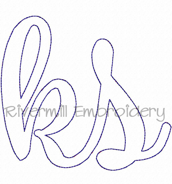 Raggy Applique Kansas "ks" Machine Embroidery Design