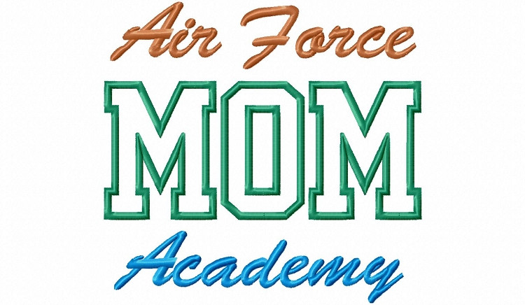 Air Force Mom Acadeny Applique Machine Embroidery Design