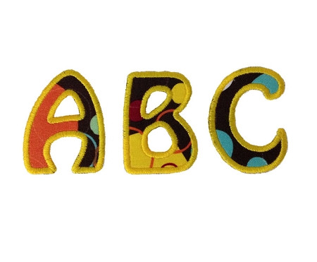 Hobo Applique Machine Embroidery Alphabet Font