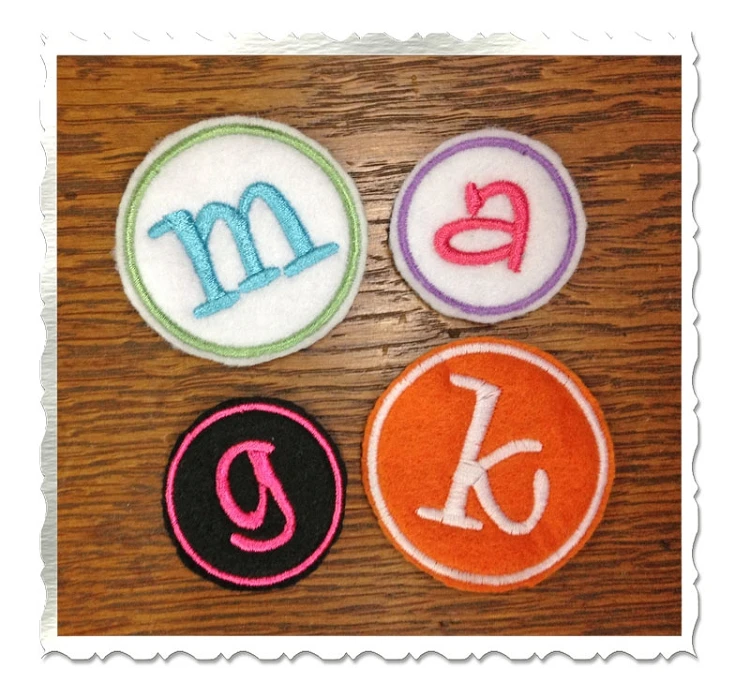 Maddie Alphabet Felties Machine Embroidery Designs