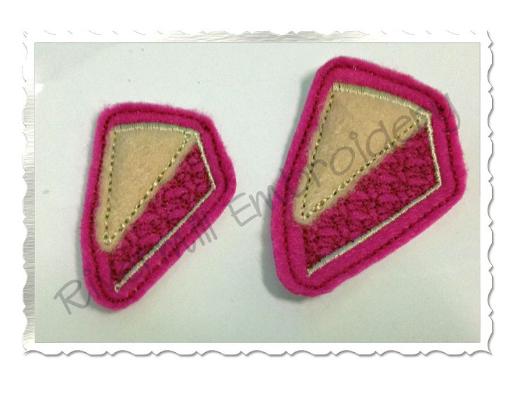 Cherry Pie Feltie Machine Embroidery Design