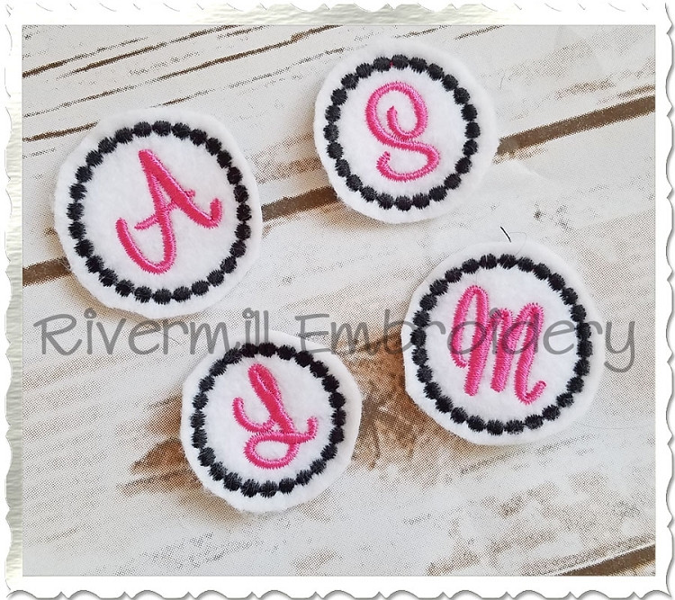 Sweetheart Alphabet Felties Machine Embroidery Designs